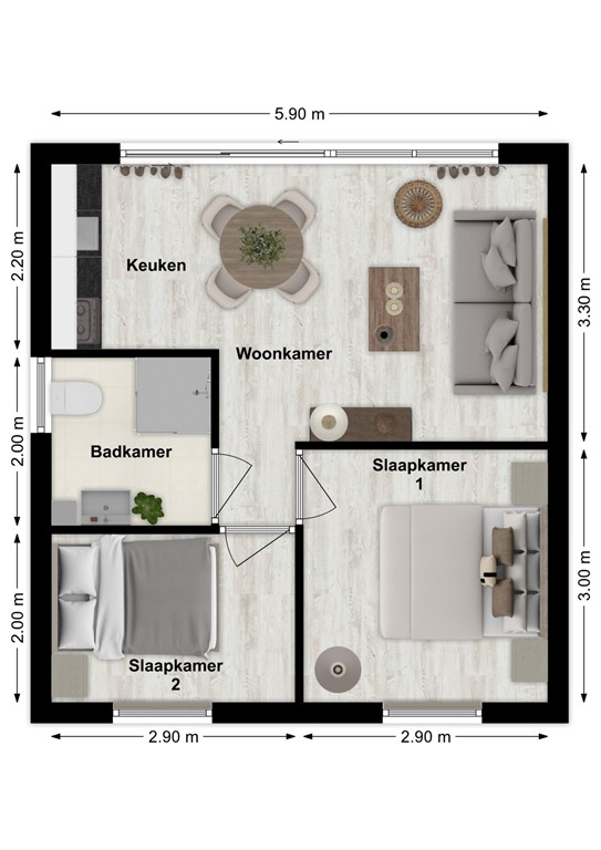 mediumsize floorplan